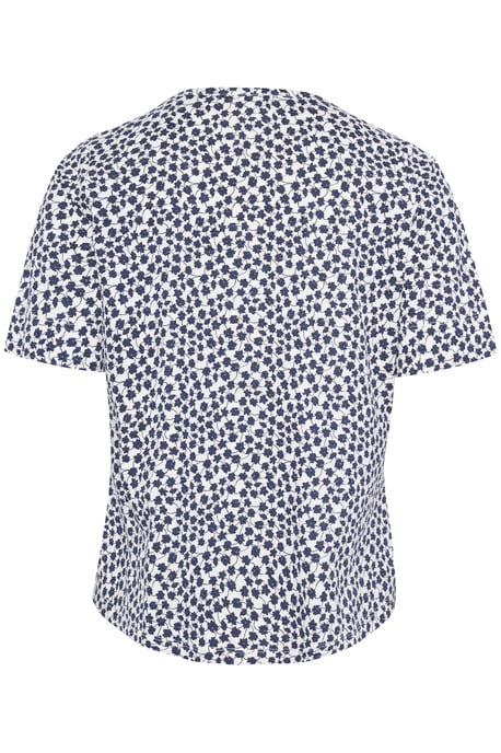 T-shirt Relaxed fit Navy Mini Grid Flower - Image 5