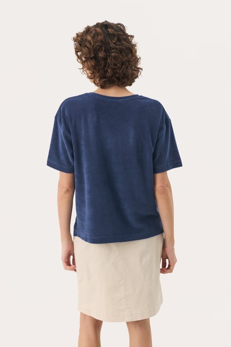 T-shirt Loose fit Oceana dark blue - Image 3