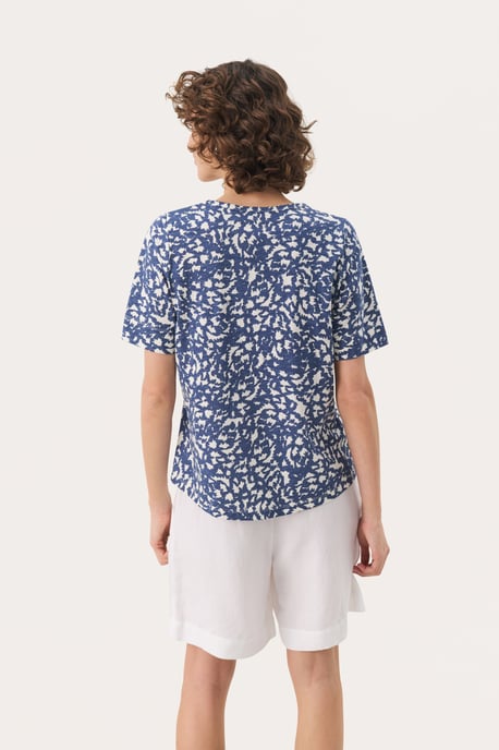 T-shirt Relaxed fit Oceana Graphic Print blue white - Image 3
