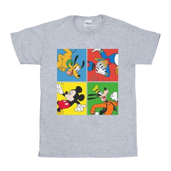Disney Heren Mickey Mouse Friends T-Shirt (Sportgrijs) - Image 1