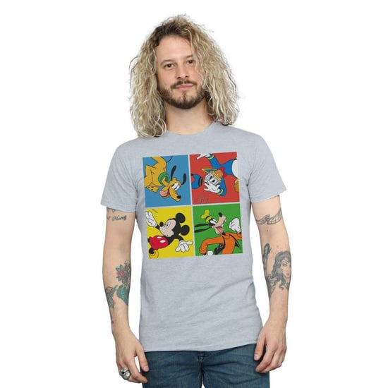 Disney Heren Mickey Mouse Friends T-Shirt (Sportgrijs) - Image 3