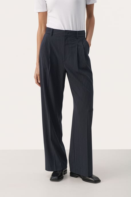 Pants Suiting Classic fit Dark Navy Pinstripe navy - Image 2