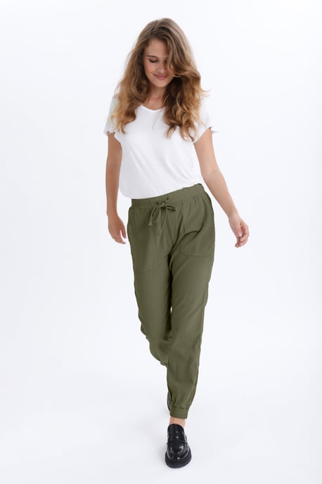 Pants Suiting Relaxed fit Grape Leaf green - Image 1