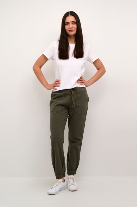 Pants Suiting Relaxed fit Grape Leaf green - Image 3