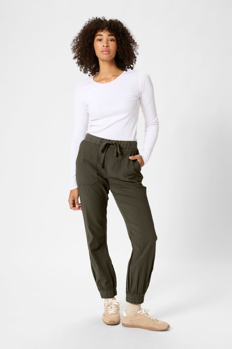 Pants Suiting Relaxed fit Grape Leaf green - Image 4