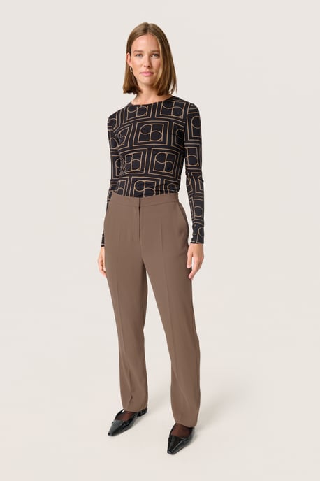 Pants Suiting Regular fit Coffee Quartz - Image 1