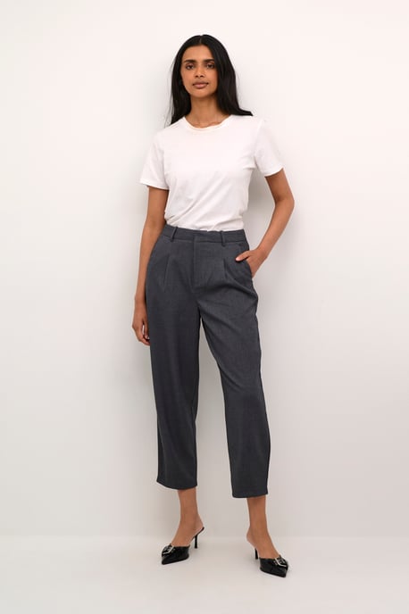 Pants Suiting Regular fit Dark Grey Melange - Image 2