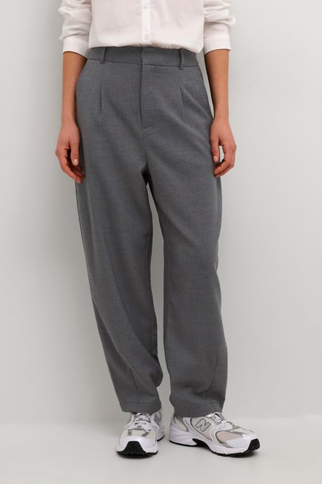 Pants Suiting Regular fit Dark Grey Melange - Image 3