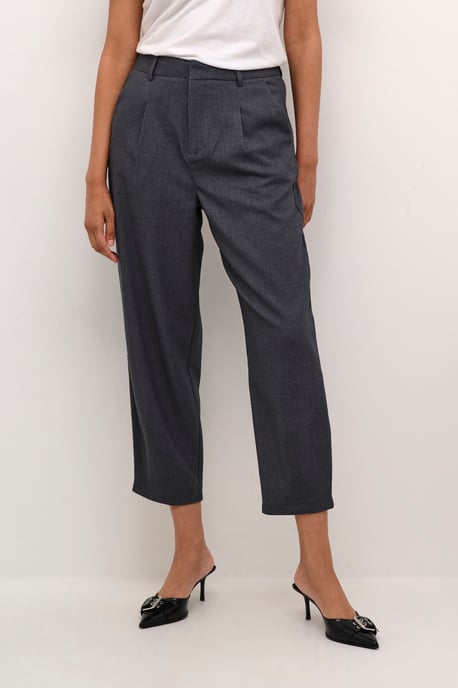 Pants Suiting Regular fit Dark Grey Melange - Image 4