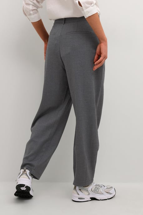 Pants Suiting Regular fit Dark Grey Melange - Image 5