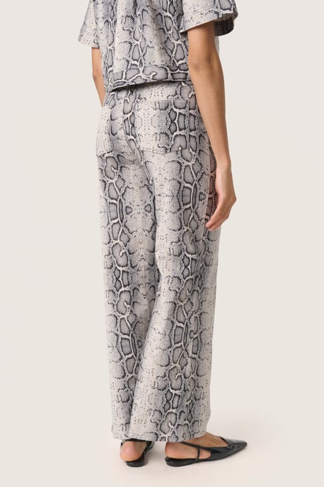 Pants Suiting Regular fit Grey Snake Print - Image 5