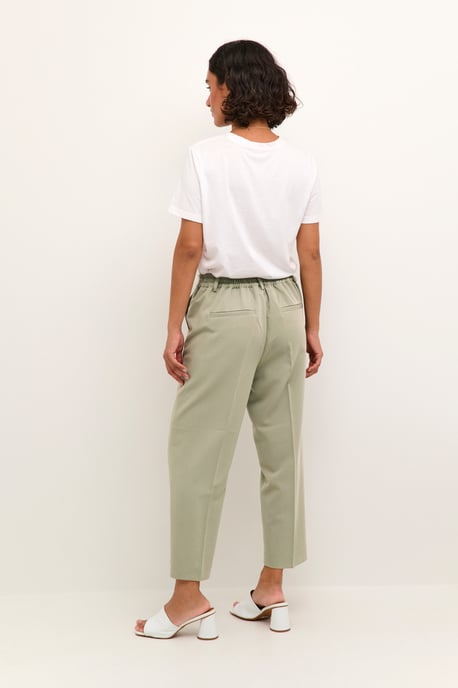 Pants Suiting Casual fit Vetiver green - Image 2