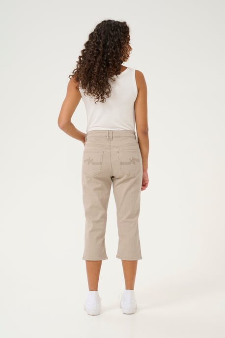 Casual broek Slim fit Dune/White Stripe - Image 2