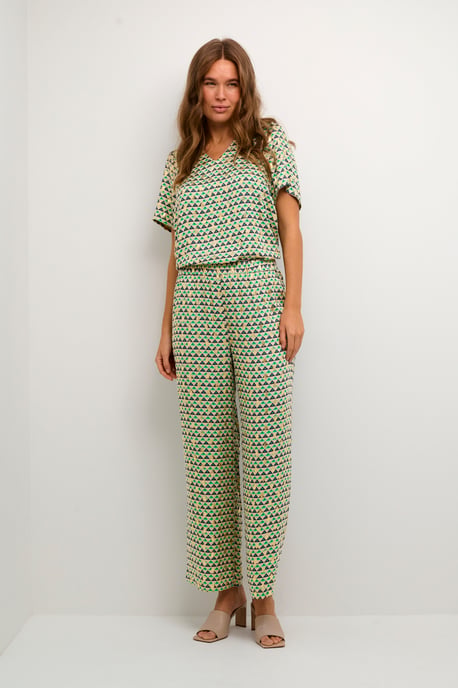 Casual broek Relaxed fit Sesame green - Image 2