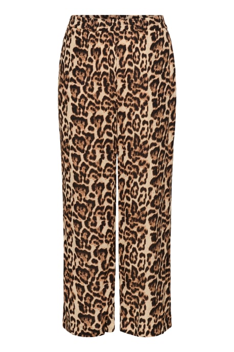 Casual broek Loose fit Naturel Leopard Print - Image 4