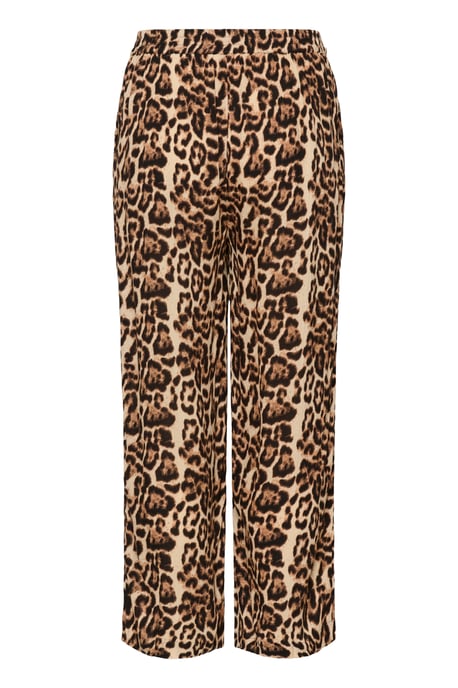 Casual broek Loose fit Naturel Leopard Print - Image 5