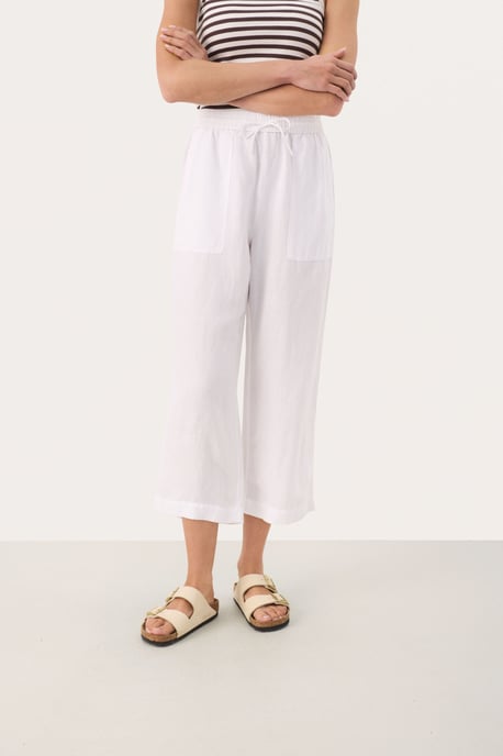 Casual broek Easy fit Bright White - Image 2