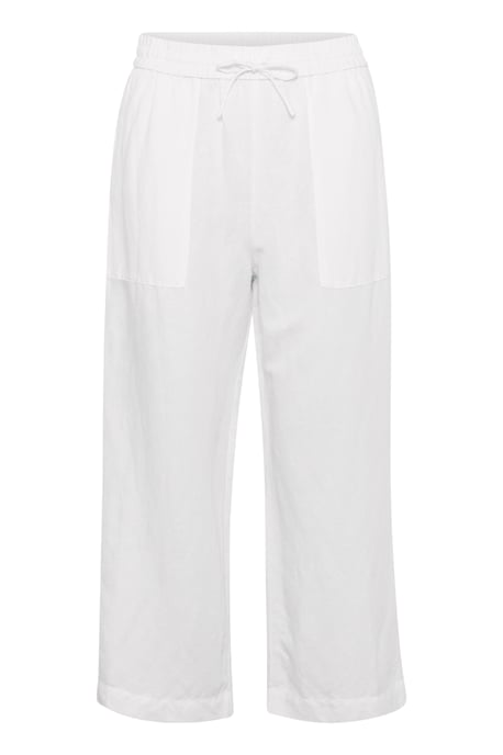 Casual broek Easy fit Bright White - Image 4