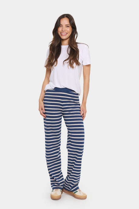 Casual broek Regular fit Titan/Gray Morn Mel Stripe blue white - Image 2
