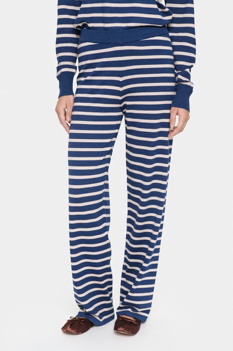 Casual broek Regular fit Titan/Gray Morn Mel Stripe blue white - Image 3