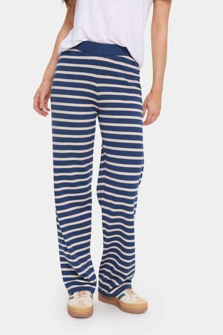 Casual broek Regular fit Titan/Gray Morn Mel Stripe blue white - Image 4
