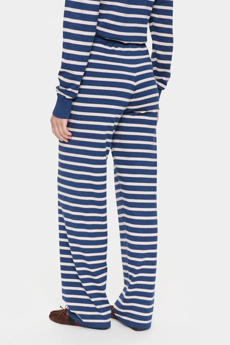 Casual broek Regular fit Titan/Gray Morn Mel Stripe blue white - Image 5
