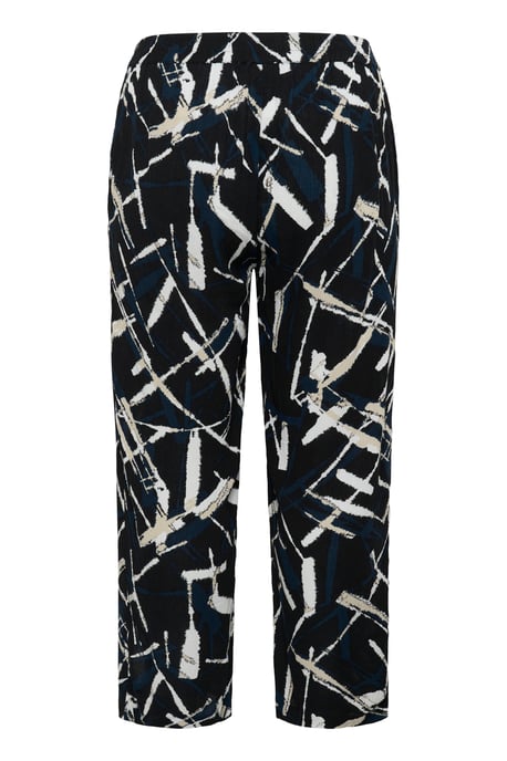 Casual broek Loose fit Black/Midnight Marine Graphic black blue - Image 5