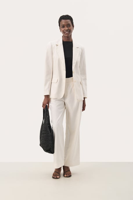 Casual broek Classic fit Whitecap Gray Stripe - Image 2