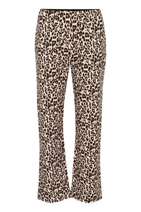 Casual broek Regular fit Black Reg Leo leopard - Image 4