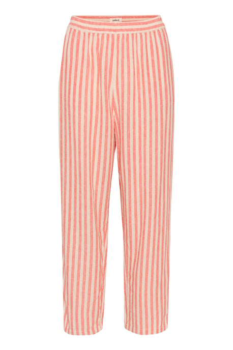 Casual broek Relaxed fit Hot Coral Stripes coral - Image 4