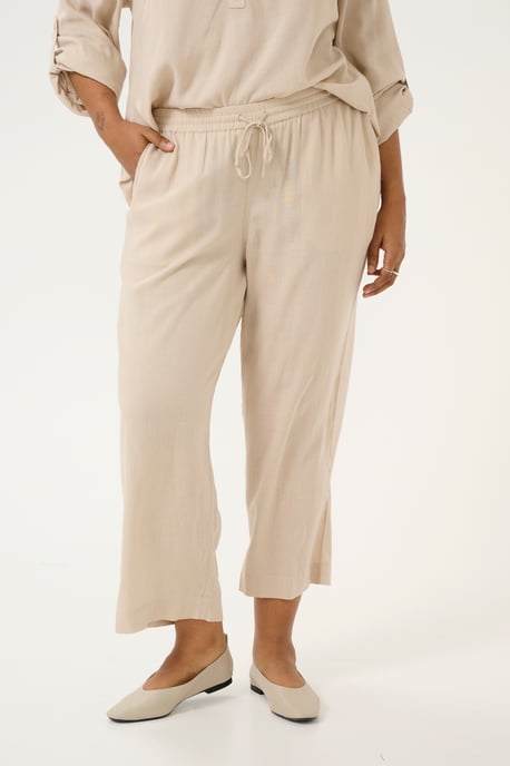 Casual broek Loose fit Feather Gray beige - Image 3