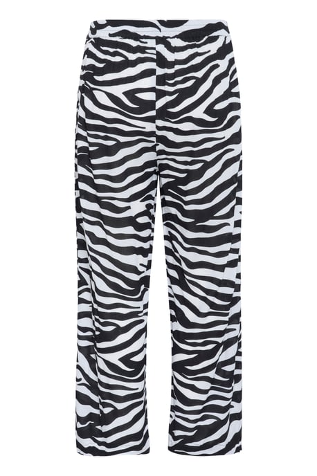 Casual broek Loose fit Black/Chalk Animal Print - Image 5