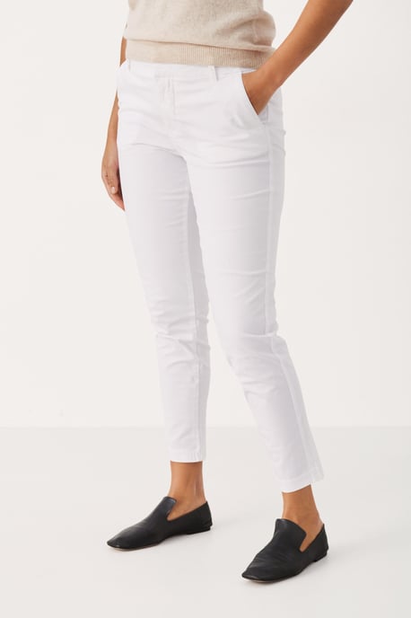 Casual broek Regular fit Bright White - Image 2