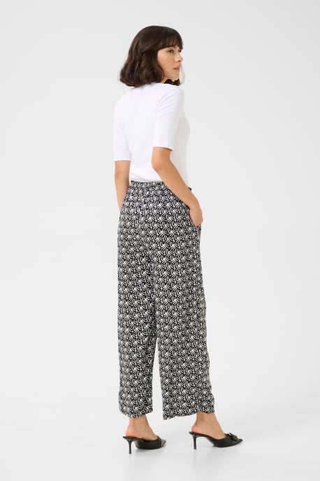 Casual broek Loose fit Black/Moonstruck Retro Print black - Image 3