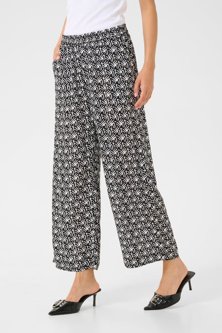 Casual broek Loose fit Black/Moonstruck Retro Print black - Image 4