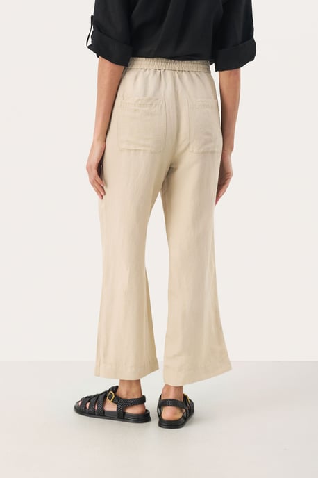 Casual broek Easy fit White Pepper beige - Image 3