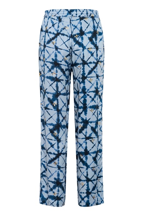 Casual broek Relaxed fit Blue Batik blue - Image 5