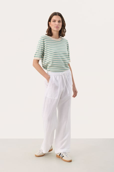 Casual broek Casual fit Bright White - Image 1