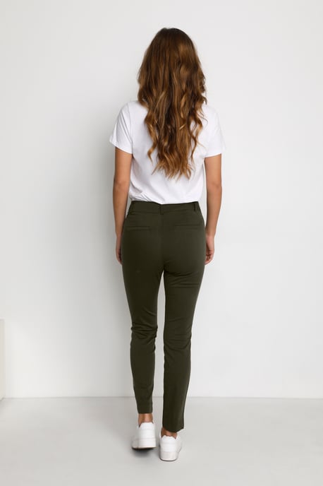 Casual broek Regular fit Grape Leaf green - Image 3