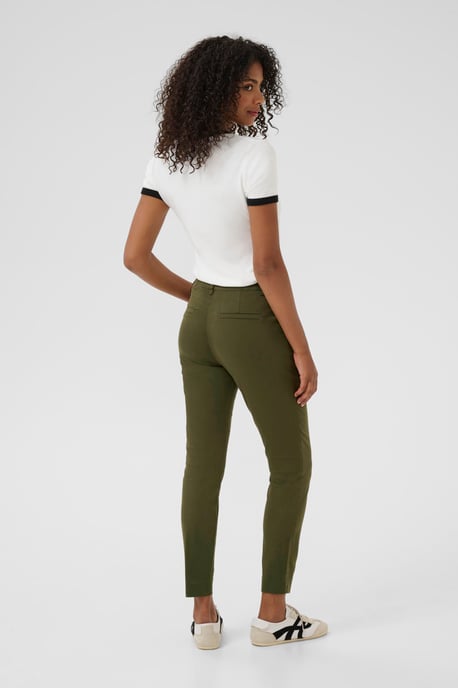 Casual broek Regular fit Grape Leaf green - Image 4