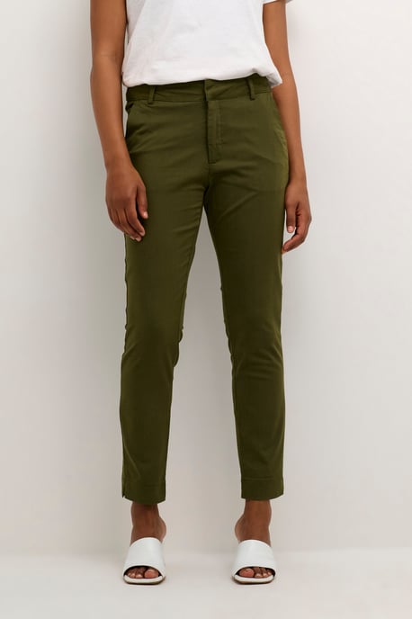 Casual broek Regular fit Grape Leaf green - Image 5