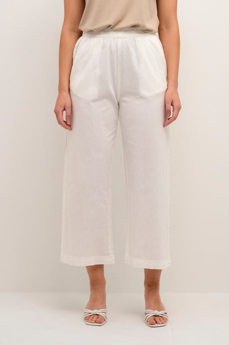 Casual broek Loose fit Chalk offwhite - Image 3
