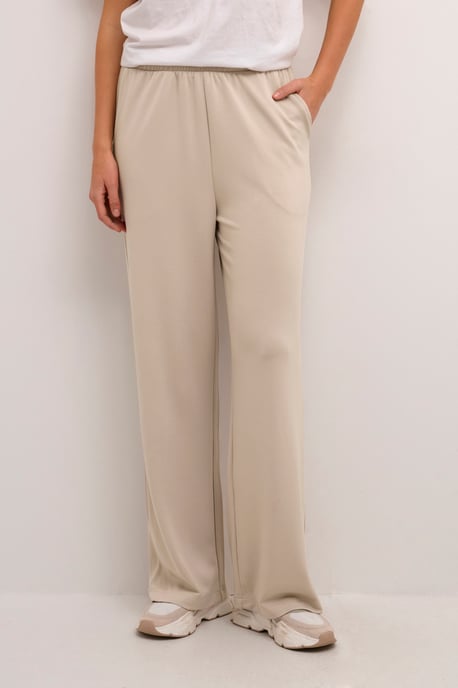 Jersey broek Loose fit Feather Gray beige - Image 2