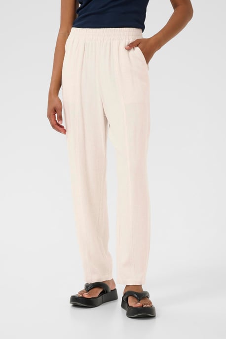 Casual broek Regular fit Light Sand Linen sand - Image 3