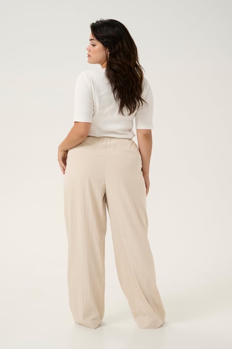 Casual broek Loose fit Feather Gray beige - Image 2