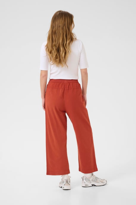 Casual broek Loose fit Picante red - Image 2