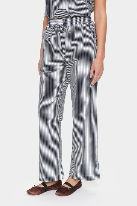 Casual broek Regular fit Ice Nightsky Stripe white blue - Image 2