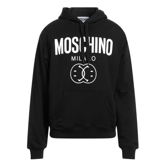 Moschino Double Smiley Zwarte Hoodie - Image 1
