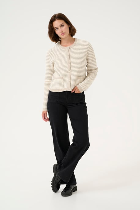 Vest Regular fit Feather Grey/ Chalk Structure beige - Image 2