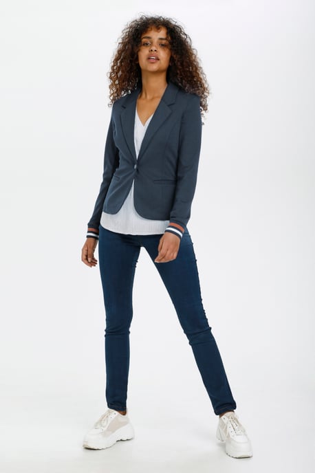 Blazer Regular fit Midnight Marine-Sierra/Chalk blue white - Image 2